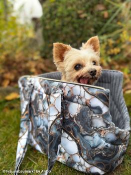 Preview: Outdoorstoff Flowing Bloom Marbels in grau/gold Töne by Swafing von Sarah Mariam
